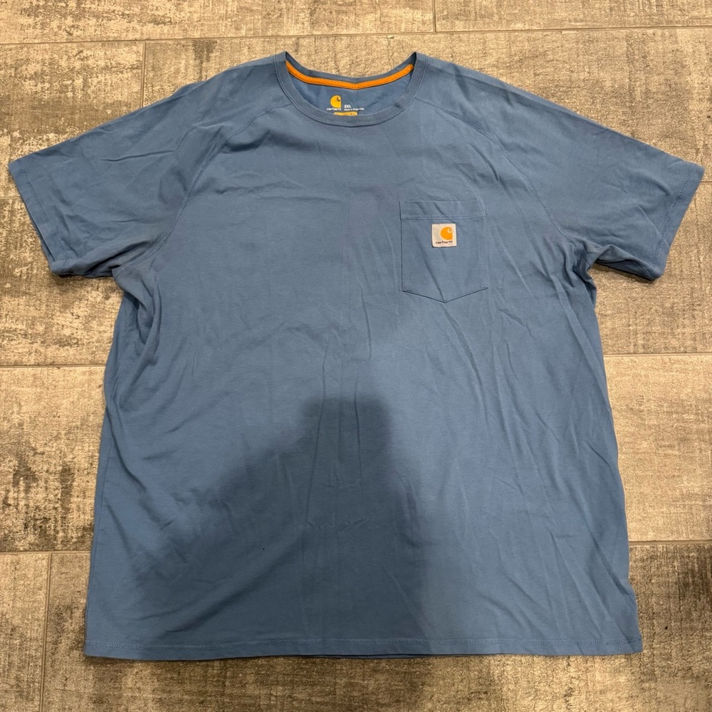 Carhartt Force Relaxed Fit Light Blue Shirt